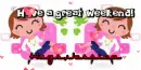 Have a great weekend text (2nd version) with Jessica 