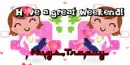 Have a great weekend text (2nd version) with Tracey 