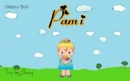 Pami text with girl in spring
