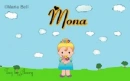 Mona text with girl in spring