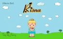 Risna text with girl in spring