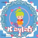 Kaylah text with girl with hearts
