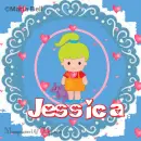 Jessica text with girl with hearts