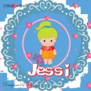 Jessi text with girl with hearts