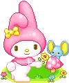 kawaii pink bunny 