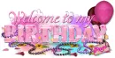 Birthday Page Welcome