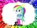 Sara text with equestria girl