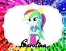 Carolina text with equestria girl