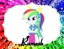 Ramesh text with equestria girl