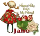 Happy Holidays- Jane