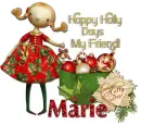 Happy Holly  Days- Marie