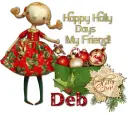 Happy Holly Days- Deb