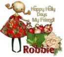 Happy Holly Days- Robbie