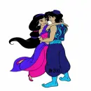 Princess Jasmine And Aladdin.........1