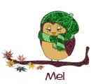 Autumn Girl Owl - Mel