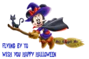 Flying by to wish you Happy Halloween