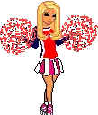 Cheerleader doll