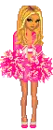 Pink cheerleader