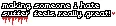 Making someone (Meaning in description)