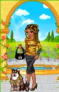 Animal print doll 34