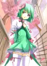 Green girl