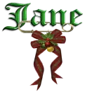 CHRISTMAS NAME - JANE