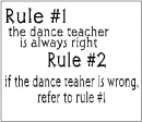 the dance teacher is right!