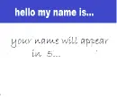 nametag