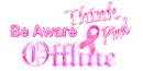 Think Pink Offline -Online Icons