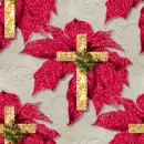Christmas poinsetta - background - xmas