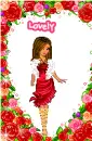 Brunette doll with dress 2