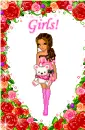 Brunette doll with dress 3