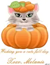 Wishing you a cute fall day Xoxo, Melanie