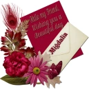 Burgundy Note- Migdalia