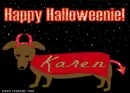 Happy Haloweenie Karen