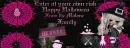 Enter at your own risk Happy Halloween from the Malone Family