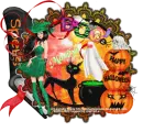 Halloween Witch green marilyn