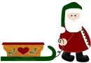Santa Pulling His Sleigh