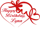 Happy Birthday Heart For Lynn