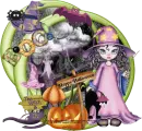 Halloween the witch is in