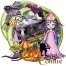 Halloween the witch is in Connie