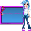 Doll with featured graphic