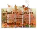 Fall - And the Leaves came Tumbling Down