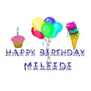 HAPPY BIRTHDAY - MILEIDI