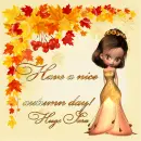 Have a nice autumn day! Hugs Sara 