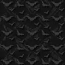 Halloween bats tiled background