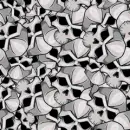 Halloween Skulls tiled background