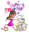 Happy Birthday-Sara