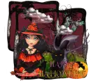 Red dress witch