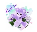 Rett Syndrome Bear - Ruby
